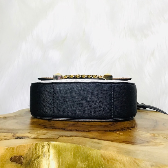 Michael Kors Karla Small Saddle Crossbody Bag - Picture 6 of 8